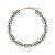 Colar Hector Albertazzi strass art déco prata boho - Imagem 1