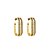 Brinco ear cuff Hector Albertazzi art déco ouro vintage - Imagem 1