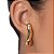 Brinco ear hook Bah Porto orgânico blend ouro semijoia - Imagem 2