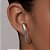 Brinco ear hook Bah Porto orgânico blend prata semijoia - Imagem 2
