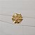 Broche flor zircônia pérola dourado 6376804 - Imagem 4