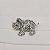 Broche elefante strass prateado 6373004 - Imagem 2