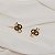 Brinco Nino Bran pérolas cristais swarovski ouro vintage semijoia - Imagem 2