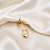 Brinco argolinha ouro semijoia 24k11018 - Imagem 1