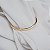 Bracelete liso ouro semijoia - Imagem 3