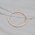 Bracelete liso ouro semijoia - Imagem 2