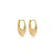 Kit colar brinco e bracelete liso ouro semijoia - Imagem 9