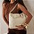 Bolsa Isla Dayse Hobo Couro Bodan Marsmallow - Imagem 2