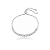 Pulseira gravatinha riviera zircônias navetes ródio semijoia 5364205 - Imagem 1