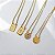 Kit com 2 colares escapulários ouro aço inox - Imagem 2