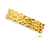Presilha retangular francesa Finestra animal print dourado F2821CO - Imagem 1