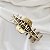 Piranha de cabelo francesa Finestra dourado mesclado g N428ND - Imagem 2