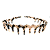 Tiara ondulada acetato tartaruga claro - Imagem 4