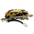 Presilha camélia acetato tartaruga claro - Imagem 5