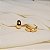 Brinco argolinha abaulada ouro semijoia 26k08075 - Imagem 2