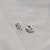 Piercing de encaixe aros zircônia ródio semijoia par 26k08022 - Imagem 1