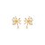 Brinco chuveiro zircônias ouro semijoia 26k08050 - Imagem 1