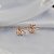 Brinco chuveiro zircônias ouro semijoia 26k08050 - Imagem 1