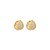 Brinco argolinha gota zircônia ouro semijoia 26k08083 - Imagem 1
