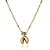 Colar Claudia Arbex biscoito da sorte black diamond ouro vintage - Imagem 1