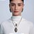 Colar Hector Albertazzi curto animal print ouro vintage - Imagem 2