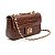 Bolsa Isla Anne Couro Maxi Croco Pinhão - Imagem 2
