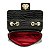 Bolsa Isla Anne Couro New Croco Preto - Imagem 5