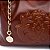 Bolsa Isla Dayse Hobo Couro Estonado Pinhão - Imagem 7
