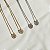 Kit com 2 colares escapulários São Bento ouro e ródio aço inox - Imagem 3