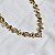 Colar Claudia Arbex biscoito da sorte cristais ouro vintage - Imagem 4