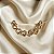Brinco ear cuff Claudia Arbex biscoito da sorte cristais ouro vintage - Imagem 1