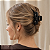 Piranha de cabelo Bianca acrílico preto com cristais g 05 176 - Imagem 2