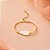Pulseira orgânica pedra natural selenita ouro semijoia - Imagem 3