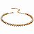 Colar Morena Canela riviera cristais swarovski ouro vintage semijoia - Imagem 1