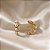 Brinco ear hook Morena Canela pérolas ouro semijoia - Imagem 1