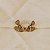 Brinco Morena Canela hibisco pétalas strass black diamond ouro semijoia - Imagem 3