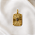 Pingente com Strass Black Diamond Ouro Vintage Sheila Morais - Imagem 1