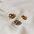 Brinco SD Sheila Morais front back strass ouro e prata vintage - Imagem 2