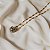 Colar SD Sheila Morais corrente longa esferas strass ouro e prata vintage - Imagem 3