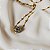 Colar SD Sheila Morais corrente longa esferas strass ouro e prata vintage - Imagem 1