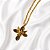 Colar Espírito Santo com Strass Black Diamond Ouro Vintage Sheila Morais - Imagem 1