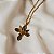 Colar SD Sheila Morais Espírito Santo strass black diamond ouro vintage - Imagem 1