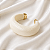 Bracelete de Resina Off White Perolado Sheila Morais - Imagem 1