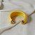Bracelete SD Sheila Morais resina amarelo manteiga - Imagem 2