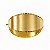 Pulseira Palone Design curvado ouro semijoia - Imagem 1