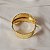 Pulseira Palone Design curvado ouro semijoia - Imagem 4