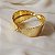 Pulseira Palone Design curvado ouro semijoia - Imagem 5