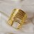 Bracelete Palone Design fios ouro semijoa - Imagem 1