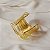 Bracelete Palone Design fios ouro semijoa - Imagem 5
