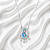 Colar Moissanite Nossa Senhora Esmaltado - Imagem 1